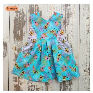 SpongeBob and Patrick HANDMADE Dress Size 3T NEW!!!!